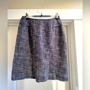 Banana Republic Navy and White Pencil Skirt Size 0